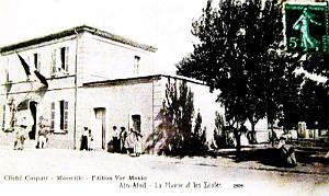 AIN-ABID - MAIRIE ET ECOLES - 1909